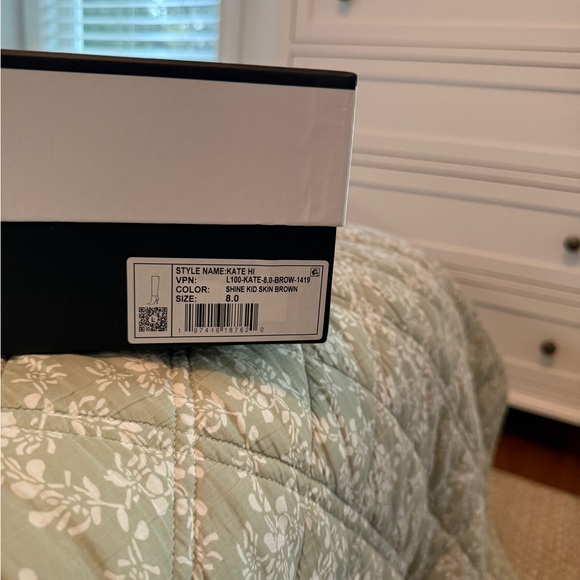 NWT Larroude Kate Hi Boot Brown • 8.0